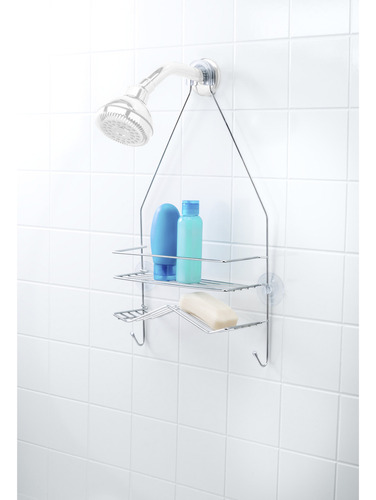 Organizador De Regadera Una Repisa Blanco