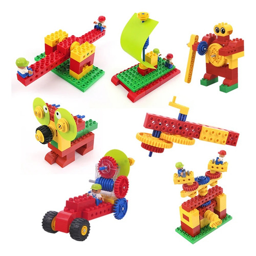 Set Máquinas Simples Iniciales Compatible Lego Duplo 9656