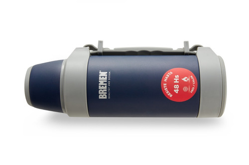 Imagen 5 de 8 de Termo Acero Inoxidable 1.2 Lts + Yerbera H/48 Hs Bremen 7133