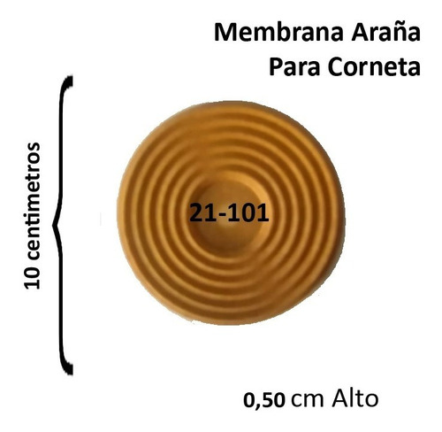 Araña / Membrana P/corneta 4   10,5cm Pack 2