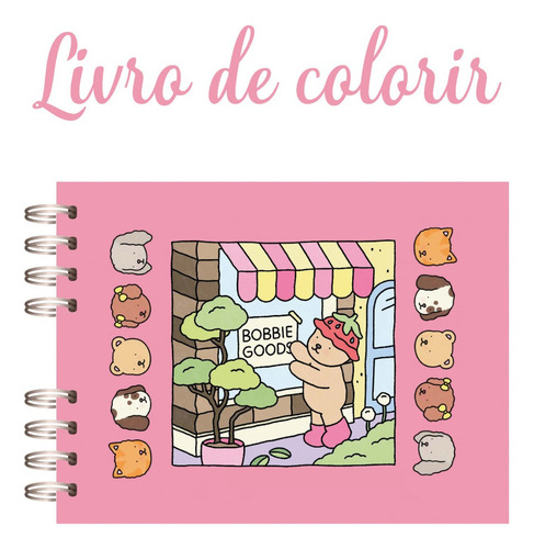 De Livro Colorir Bobbie Goods 100 Folhas Desenho Pintar