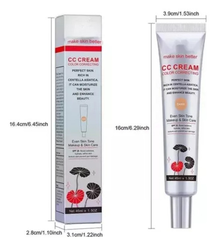 Crema 2 En 1 Correctora De Color, Para Cuidado Del Rostro