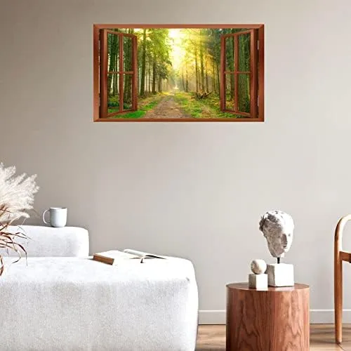 Pegatinas De Pared 3d, Pegatinas De Pared Para Ventana Falsa