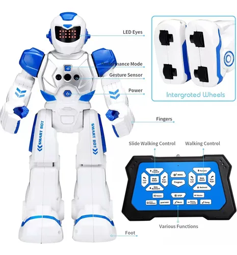 Robot Inteligente Control Remoto Detección Gestos Baila Cant
