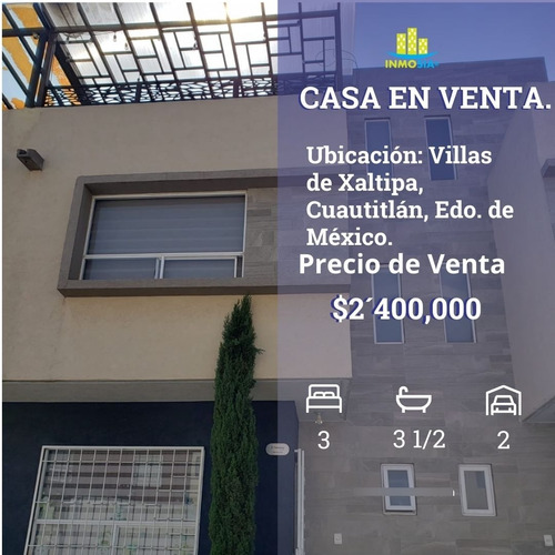 Casa En Venta  Villas Xaltipa , Cuautitlan, Estado De México