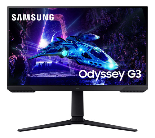 Samsung Monitor Fhd Para Juegos Odyssey G3 (g30d) De 24 Pulgadas, 1 Ms, 180 Hz, Amd Freesync, Soporte Ajustable, Ecualizador Negro, Punto De Lente Virtual, Modo Protector De Ojos, Sin Parpadeo