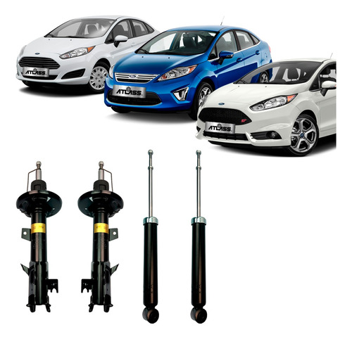 Amortiguadores Delanteros + Traseros Ford Fiesta 2011-2020