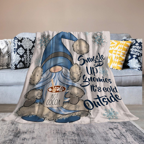 Manta Navideña De Gnomos Para Festivales De Gnomos, Manta De