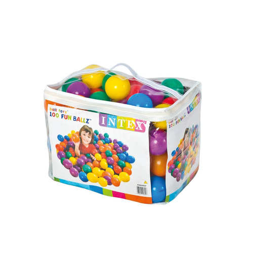 Imagen 1 de 3 de Pelotitas Plásticas Intex 100 Piezas
