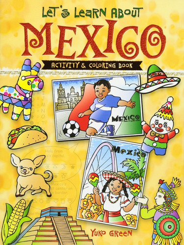 Libro Let's Learn About Mexico: Activity And Coloring Book