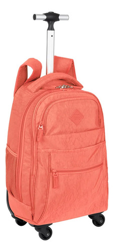 Mochila Sestini 4 Rodas Rolling Crinkle 34 Litros Apricot