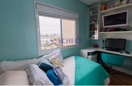 Lindo Apartamento Viva 133m 3 Dorms 2 Suites 2 Salas 4 Banheiros 2 Vagas Sacada Gourmet Cond. Clube. - Mr75030
