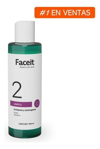 Imagen 1 de 9 de Ácido Glicólico Unificante Aclarante Tónico 180 Ml Faceit