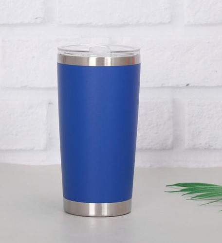 Vaso Termo De Acero Inoxidable 20 Oz Color Azul Vaso Termo 20 Oz