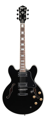 Guitarra eléctrica Tagima Jazz n' Blues Blues 3000 de arce black con diapasón de madera