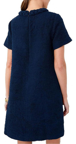 Vestido Holgado Vintage Evasé Mini Con Cierre De Cremallera