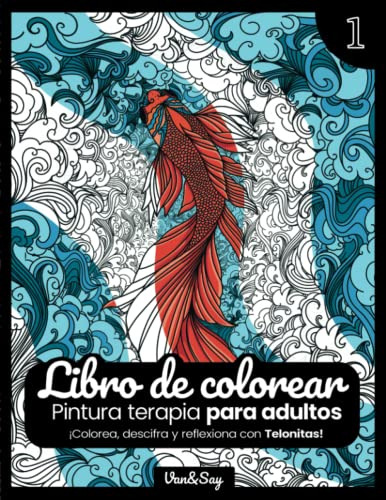 Libro De Colorear Pintura Terapia Para Adultos! Con Reflexio