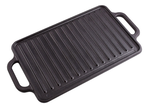 Plancha Reversible Grill 33 X 21 Cm Hierro Fundido Victoria