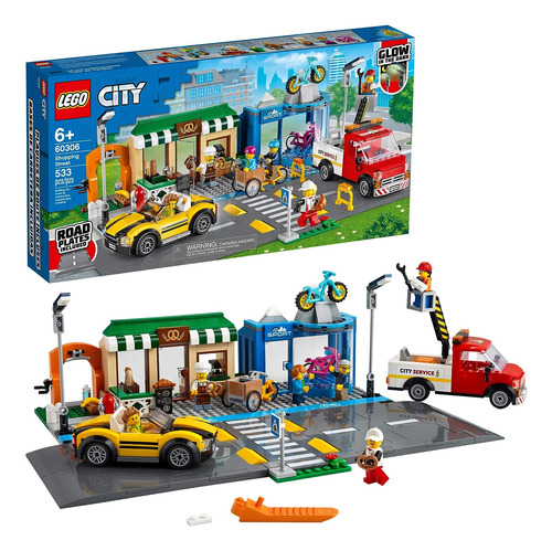 Lego City Shopping Street 60306 Kit De Construcción