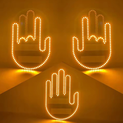 Señal De Parabrisas Manito Luz Led Con Control 3 Modos Auto