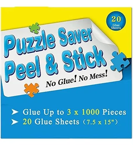 Rompecabeza - 20 Sheets Puzzle Saver, Puzzle Glue And Frame