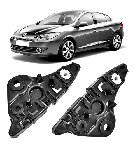 Par Guia Para-choque Dianteiro Fluence 2011/2014 Original