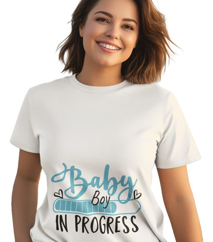 Polera Para Embarazada «baby Boy In Progress»