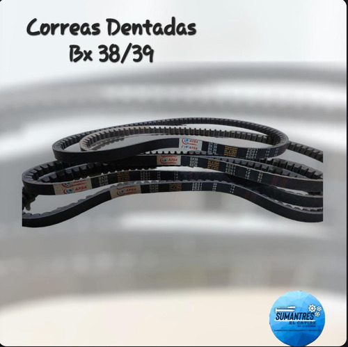 Correas Dentadas Industriales Agricolas- Automotriz Bx 38-39