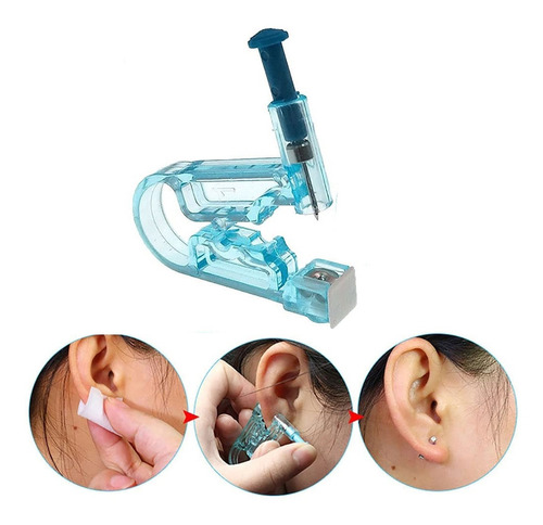  Perforadora Abridor Oreja Piercing Pistola Acero Quirurgico