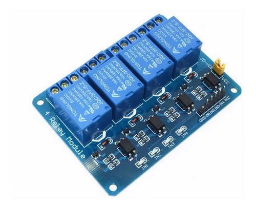 Módulo Rele - 4 Canais - 5v 10a Foto Acoplado. Arduino, Etc