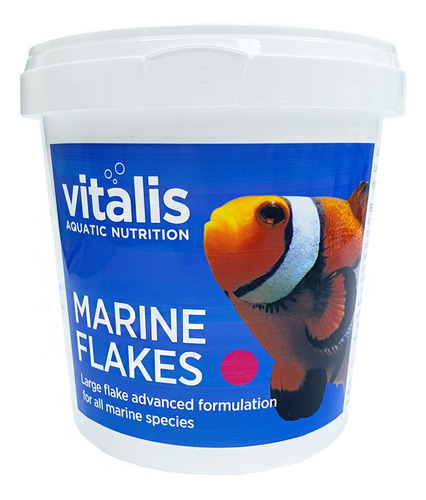 Vitalis Marine Flakes 90g - Flocos - Ração Peixe