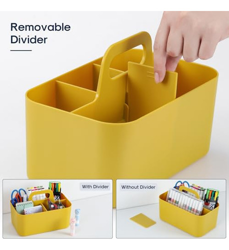 Organizador Multiusos Con Asa - Caja Apilable De Plástico -