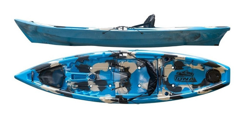 Kayak Hidro2eko Tuna Std Camuflado Azul - Kayaks Feelfree