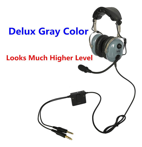 Ufq A28 Delux Color Gris Excelente Para Auriculares Y Reducc