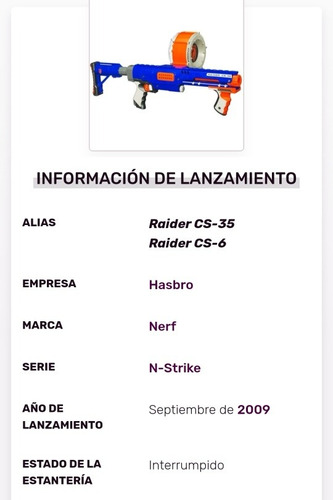 Nerf Raider Cs-35