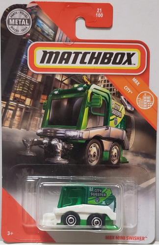 Mbx Mini Swisher Verde Matchbox Mattel