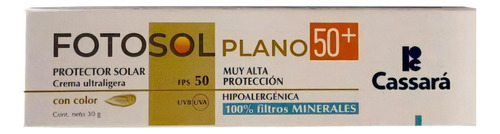 Fotosol Plano 50+ Protector Solar Color Fps 50 30g