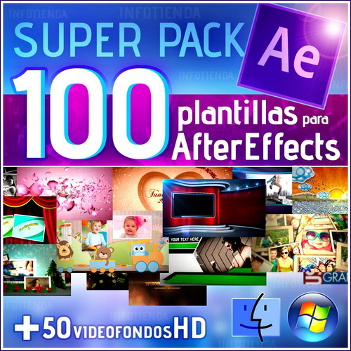 Pack De Plantillas After Effects Editables En Oferta