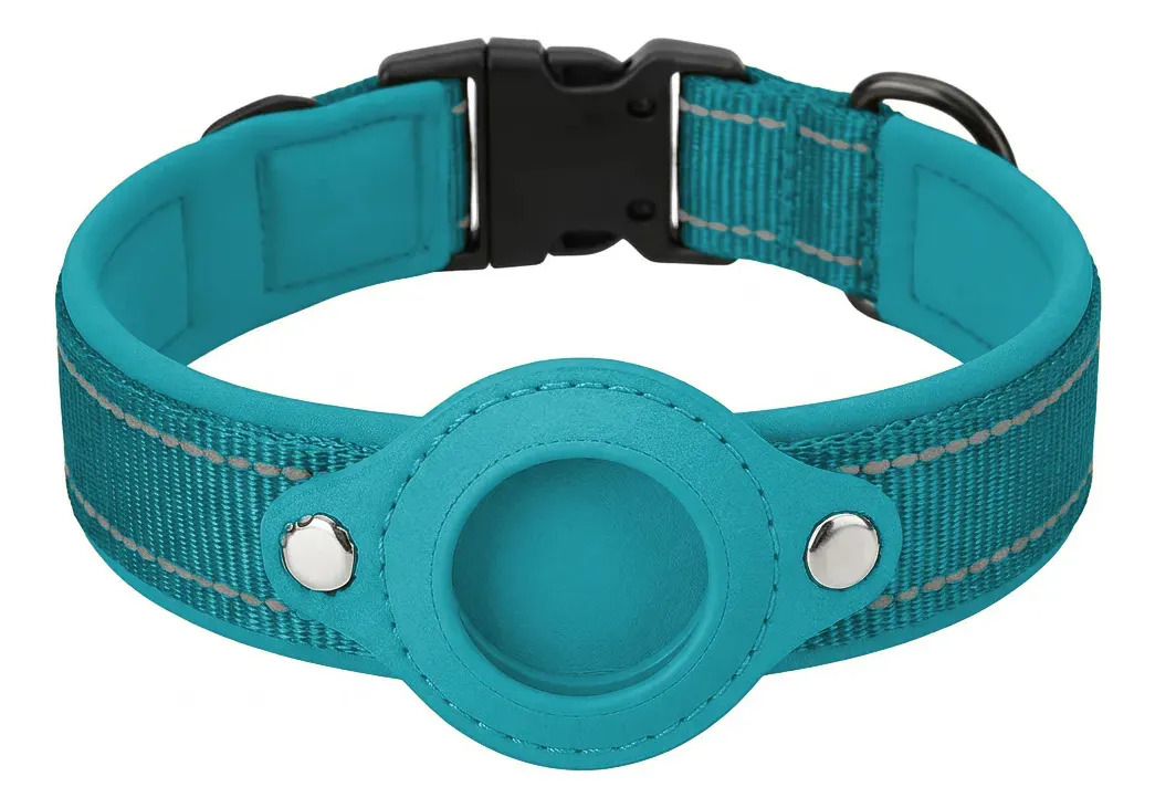 Collar Perro Soporte Airtag Gps Rastreador Reforzado Unipet