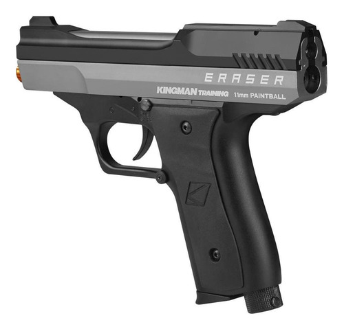Pistola Atira Tinta Paintball Kingman Eraser 11mm + 10un Co2