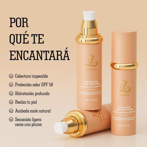 Base De Maquillaje 4 En 1 Que Cambia De Color Solar Fps 50