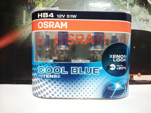 Luces Baja Osram Cool Blue 20% + Luz Corolla 2001 Al 2008