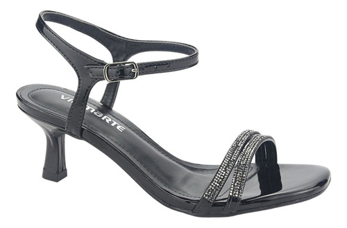 Sandalia Via Marte Mujer 23-18504 V Preto Casual