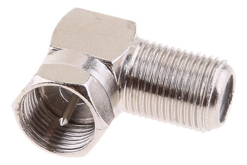 3 X 5x Adaptador De Conector F De Ángulo Cable De Tv Rg6