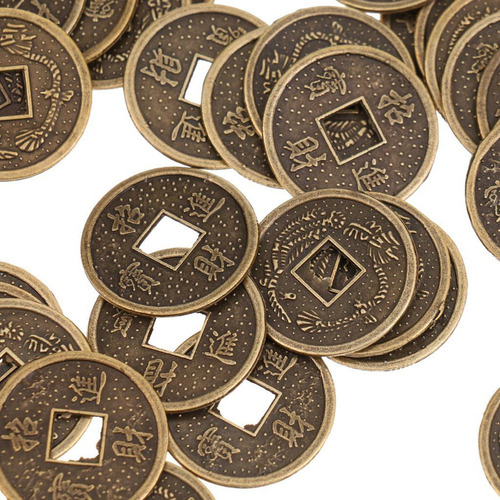 2 De 50 Unidades Moneda De China Feng -ching 2cm