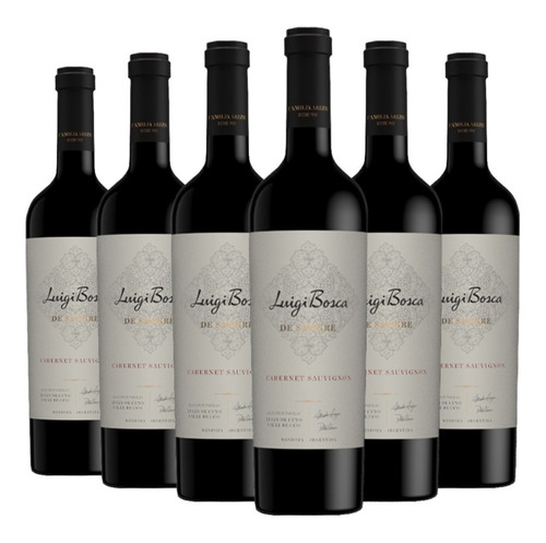 Vino Luigi Bosca De Sangre Cabernet Sauvignon Caja X 6