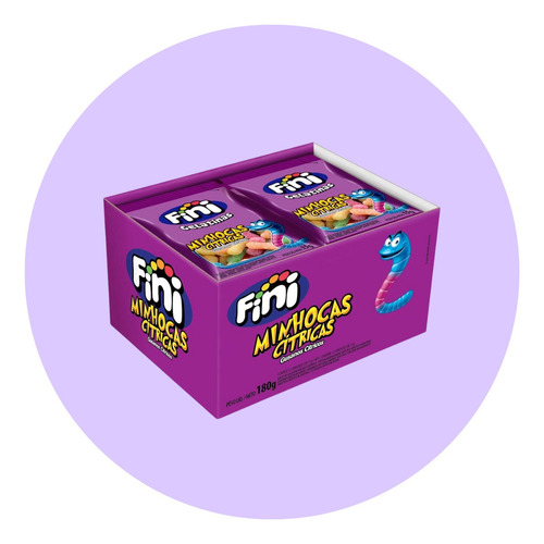 Kit Guloseimas 60 Pacotes De 15g Cada Fini