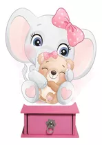 Comprar Caja O Alhajero Infantil Baby Shower Elefante Recuerdos 15pz