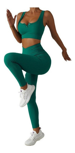 1 Chándal De Yoga Deportivo For Mujer, Leggings+sujetador