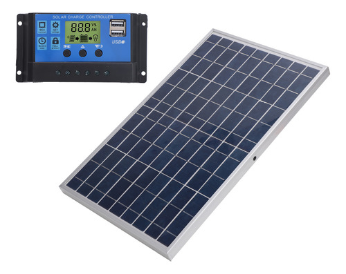 Panel Controlador Solar 10w 12v Policristalino Ip65